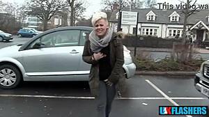 Bree Branning Exposes Wet Pussy Flashing Pissing Public UK-Flashers