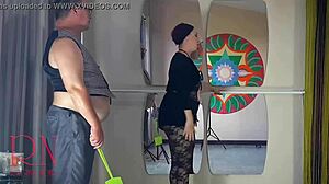 spank ballerina's ass, punish bad dancer regina noir teacher mouth-fucks pussy at studio part 2