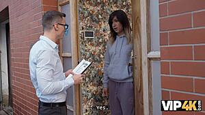 Cam Girl Turns Pornstar Sucking Monster Cock To Pay Off Debts