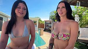 what if step sisters lola valentine and indica marie shared a taboo vacation fuck?