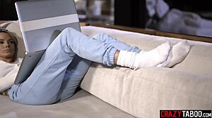 pristine edge's big tits milf stepmom secretly craves stepson's monster cock deep