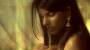 hot indian girl teases stripping her clothes erotically