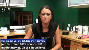 alexis grace moans in nurse exam