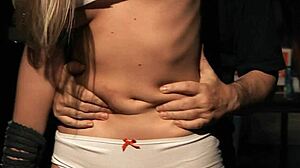 i’m bound helpless as toys drill my blonde slut holes nonstop