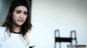 hey stepsis, your shaved pussy needs my big cock now