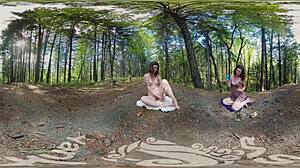 Turquoise Fingers Clit To Explosive Outdoor Climax!