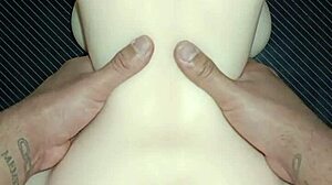  Mandy's ripped clothes lead to gaping anal creampie desk domination