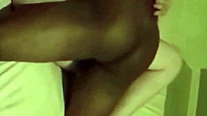 i film my slut wife swallow that big black cock while she rubs her wet pussy.