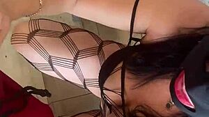 adventures of milfycalla ep 5: neighbour helps with deepthroat and fucking