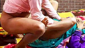 Desi village teen gets outdoor hardcore pounding on her big clit pussy