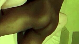 i film my slut wife swallow that big black cock while she rubs her wet pussy.