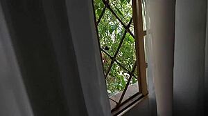 neighbor rips clothes for bbc anal creampie. black monster cock gapes her squirting ass and pussy