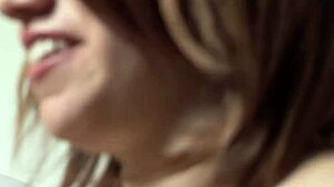 Busty ebony college student slurps sloppy on big black monster cock before juicy anal creampie interracial style.