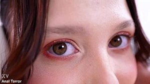 Akina Asmus finally fulfills anal fantasy with huge monster cock first time!