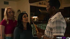 Sarah's husband fucks her and Lily to sign divorce—watch!