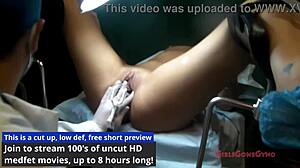 alexis grace moans in nurse exam