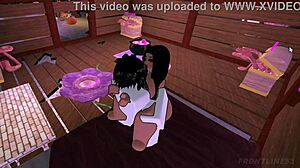 lightskin slut begs for monster cock then gets pounded balls deep doggystyle