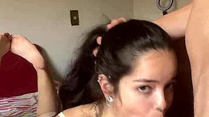 woke up to sloppy deepthroat on wellington prado's huge pink cock ponytail ass up