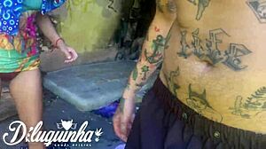 Fucking Naughty Woman Risks Public Exposure Almost Caught By Homeless Onlookers