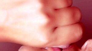 my japanese stepsis gulps down my hot load uncensored close-up swallow