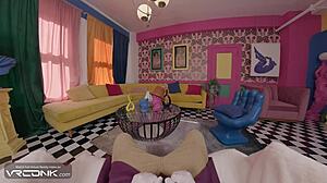 VR Veruca James Blows Willy Wonka's Monster Cock Then Rides Doggystyle Cosplay Parody