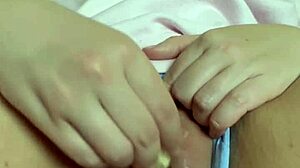 bbw stepsis masturbates banana oil cream squirting kinky food fetish