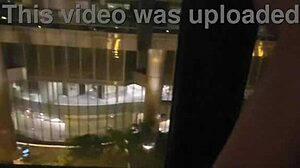 Petite Teen Masturbates Close-Up to Orgasm at Hotel Window