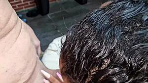 Myllena Rios offers tight ass to Jr Doidera for rough anal pounding