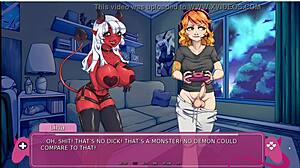 demons rise for futa lesbian monster sex demo!