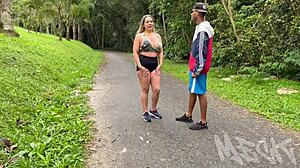 milf safada begged park anal fuck, full video on red hot