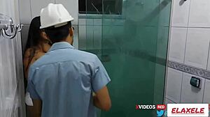 Hubby Away, I Fucked Plumber For Shower Fix - Paid With Pussy