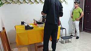 Stepdaughter trades her fat ass for sexy shoes in first time homemade anal roleplay