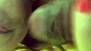 blonde big tits babe slurps black monster cock until she milks every drop out