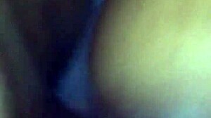 Amateur teen pussy orgasms wildly on huge black cock!