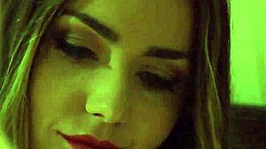 Naughty Lesbian Slaves Bound in BDSM Lick Shaved Pussies and Big Tits for Mistress