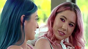 hot tinder fight turns into rough 3some with jewelz blue and paisley bennett