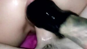 Wife's Nasty Hairy Cunt Gaped By Fisting