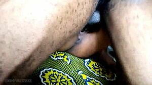 ebony stepsis fucks stepbro hard in grandma's kitchen outdoors?