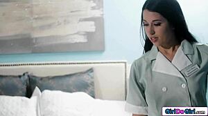 Lesbian Colleagues Tease Pussy Licks