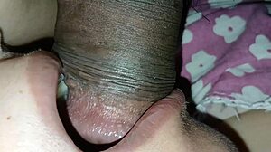 stepsister's juicy puffy pussy tempts my tongue for wet lick