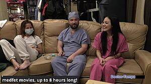 dr tampa's procedure on blaire celeste's pierced pussy backstage 😏🔥