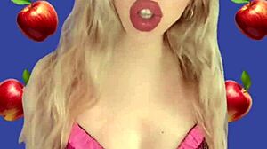 Blonde Fetish Dream with Long Hair Nails