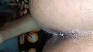 sexy girlfriend moans through intense anal close-up