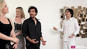 German milf mother-in-law fucked by two families