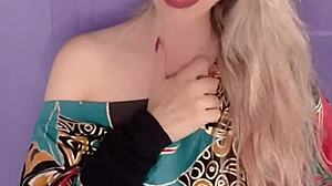 Blonde Fetish Dream with Long Hair Nails