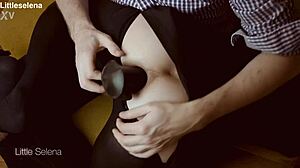 deep anal fisting gapes petite ass in black dress