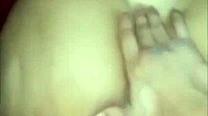 he fingers her tight ass while eating pussy