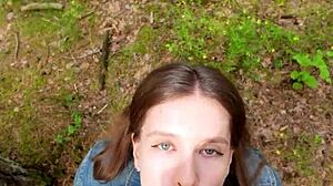 neighbors spot me sucking cock outdoors after home fuck and swallow