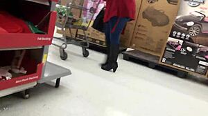 ever caught a candid mom shopping like this hidden cam gem