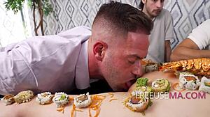 who knew cooking with suki sin would lead to freeuse kitchen pounding